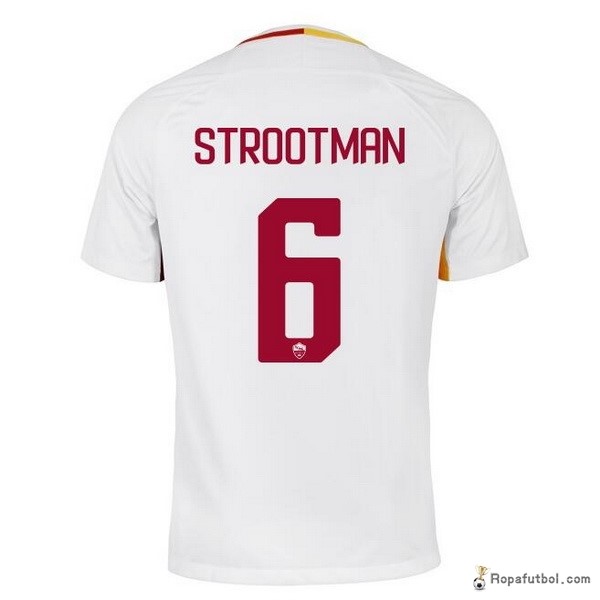 Camiseta As Roma Replica Segunda Ropa Strootman 2017/18